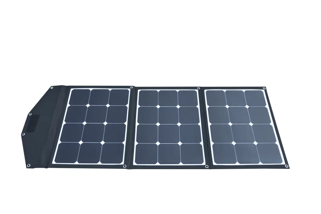 120W Foldable Solar Panel Bag for Camping Caravan Motorhome