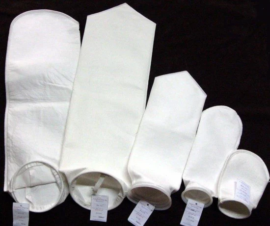 Qualité alimentaire 25 50 100 microns Hot Melt taille personnalisée en nylon polyester PP maille circulaire liquide filtre sac pour l'industrie médicale